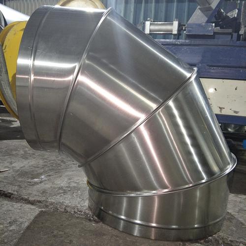 铁皮90度通风弯头定制螺旋风管 通道镀锌虾米弯头 不锈钢配件