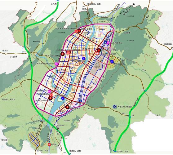 江油市城市综合交通规划
