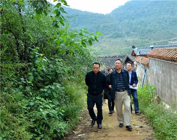 市住建局,市提升人居环境办等部门主要负责人组成的视察组到到华坪县