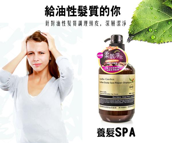 艾玛花园 植物咖啡因全系列洗发精无矽灵,有机成份 植物咖啡因配方