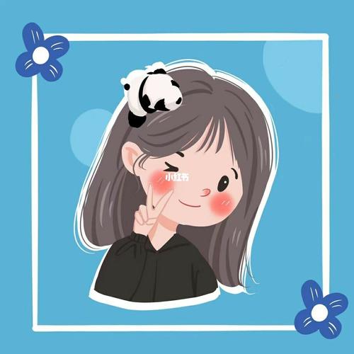 小艾豆_手绘_素材_头像