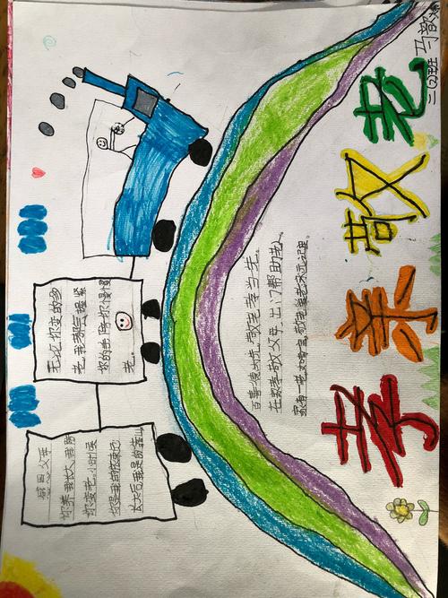 二(2)班 "百善孝为先"手抄报
