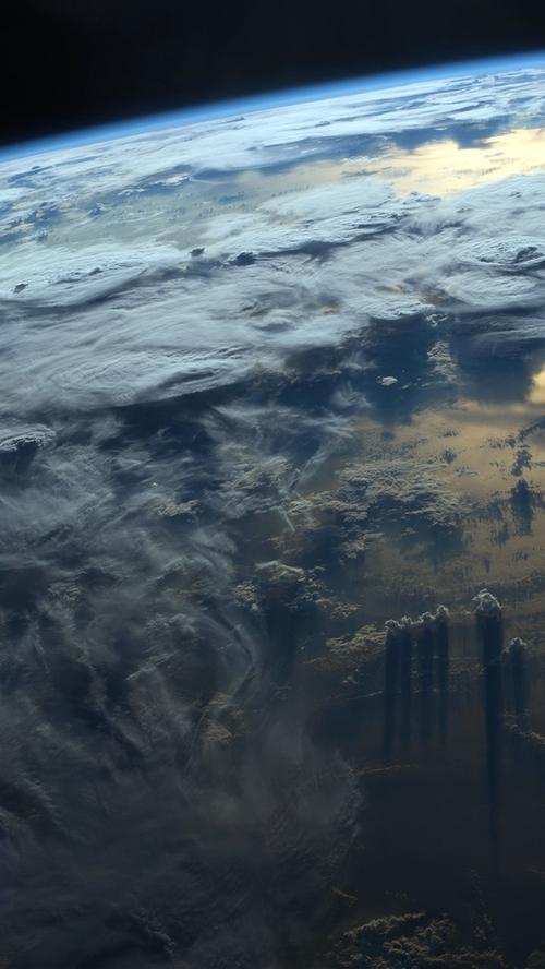 壁纸 顶视图地球,云层,空间 3840x2160 uhd 4k 高清