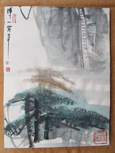 9寇元勋题云南著名国画家银石斋集锦第九集银石斋收藏首发时间201116