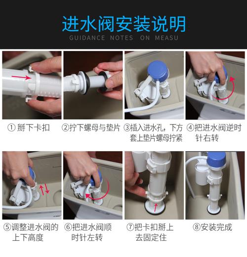 潜水艇抽水马桶水箱配件进水阀马桶按钮进水管上水阀通用老式马桶连体