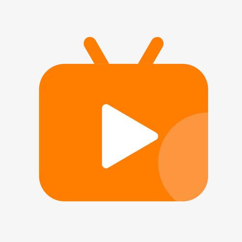 橙色渐变圆角直播卡通图标