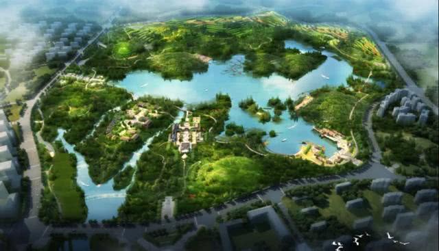 金海湖新区区域规划效果图