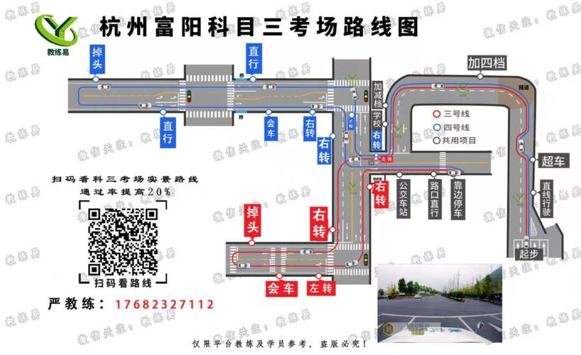 科目三富阳场口_科目三_科目二_汽车_道路交通
