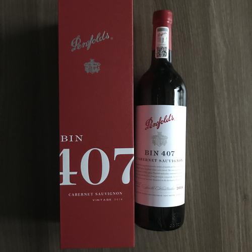 原瓶进口红酒澳大利亚奔富红酒奔富407奔富酒园 bin407礼盒装