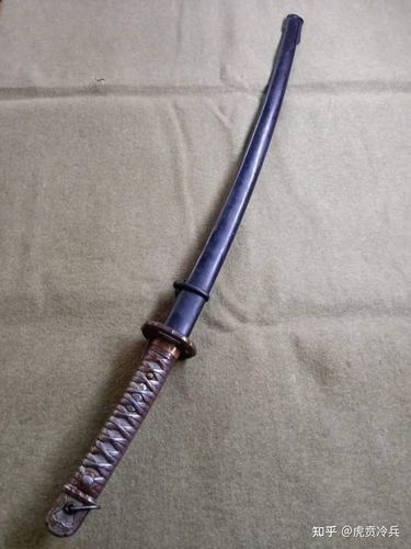这款九五非常少的,而且对号,黑刀鞘,是配发在日本军中的宪兵队,相当于