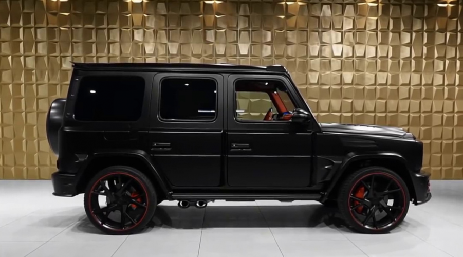 奢华黑武士奔驰g63