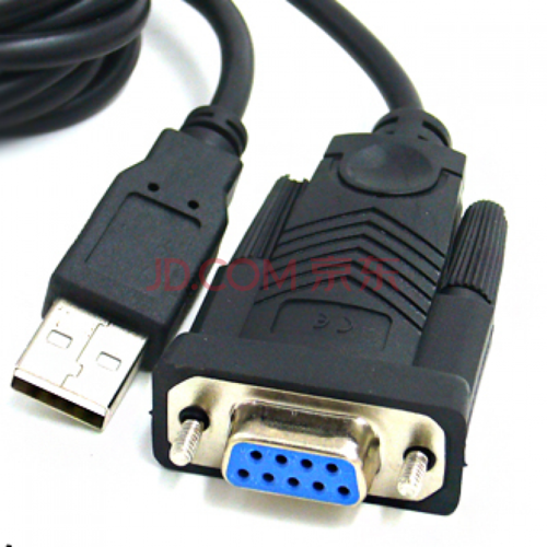 usb转rs232串口线 usb转串口线母头 usb转db9孔数据线 1.