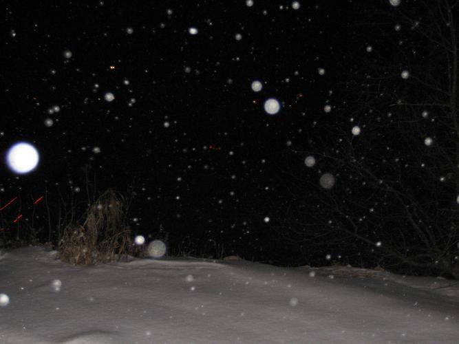 雪落下的声音