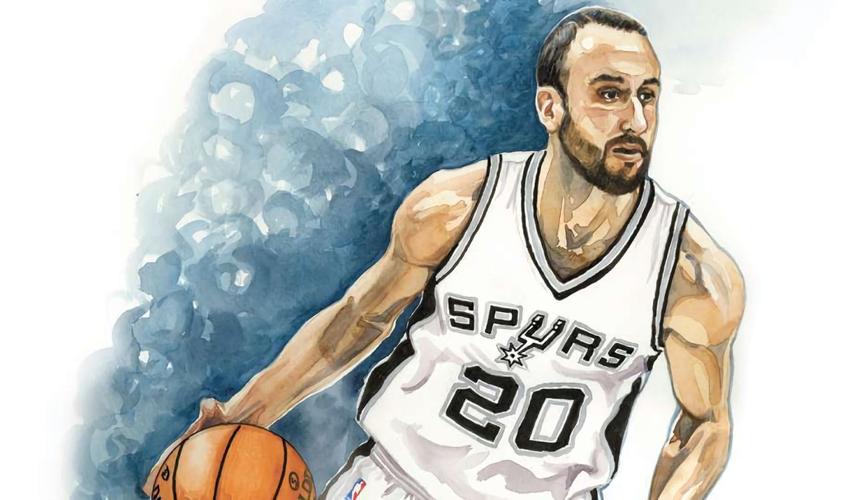 17年前的今天,马刺以次轮第57顺位选中"妖刀"吉诺比利