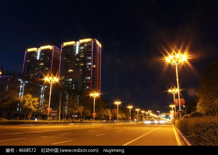 城市风光黑河夜景高清图片下载_红动中国