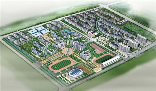 山东寿光一中整体迁建修建性详细规划效果图