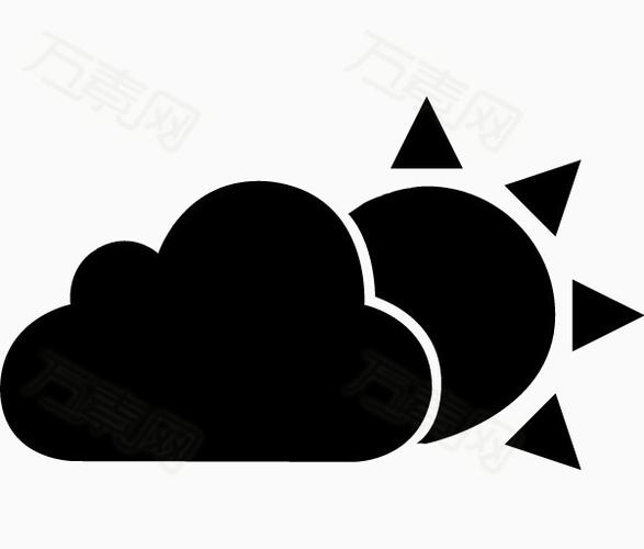 晴转多云符号图标