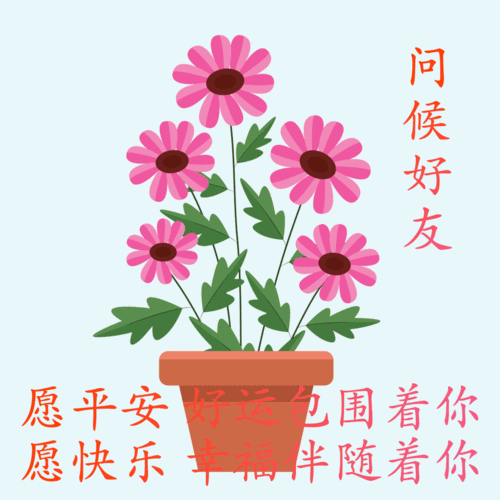 祝福好运的早安动态表情包日常早上好动态祝福图片