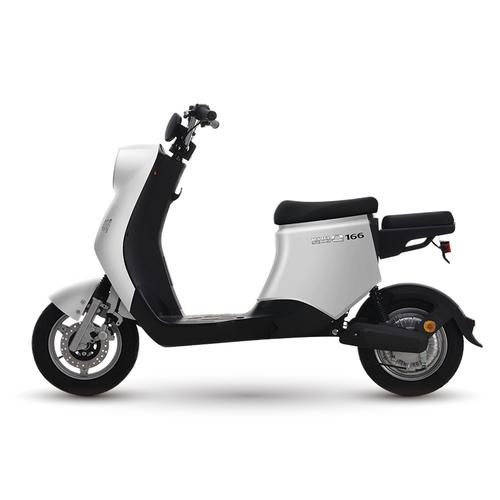 爱玛(aima)新国标轻便时尚智能锂电电动自行车悦秀q166星光白 参数