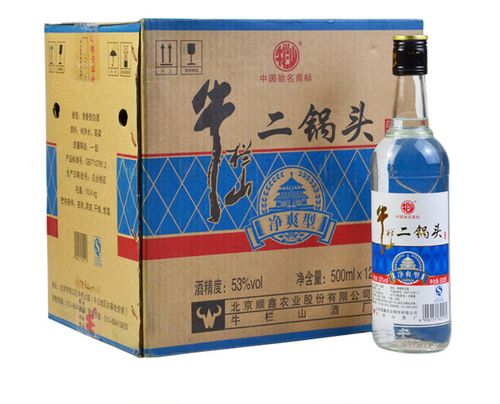 牛栏山净爽53度6瓶装促销牛栏山二锅头高度(6瓶)