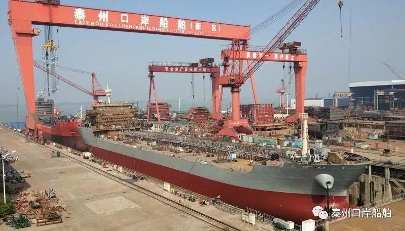 泰州口岸船舶与法国船东签订两艘带洗涤塔化学品船订单