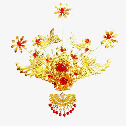 > 古风装饰素描卡通古风饰品素材 头饰