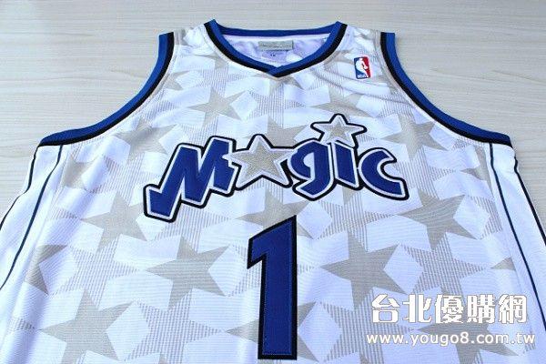 nba球衣 2013新款 魔术队麦迪1号 revolution新面料星星印花球迷版