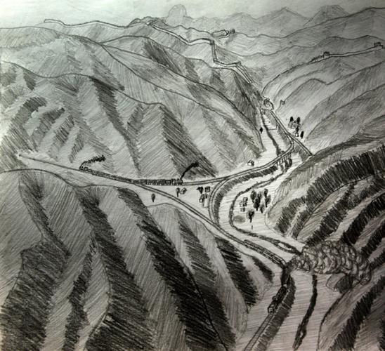 转载53张素描讲述京张铁路的辉煌王嵬手绘我的京张铁路书中复原图