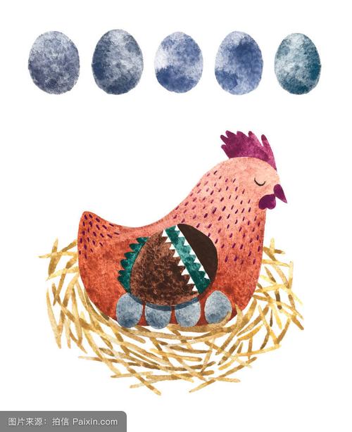 母鸡奇奇孵蛋绘本图片