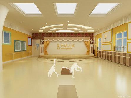 幼儿园学校多功能厅设计方案图多功能厅舞台尺寸建筑设计规范效果图