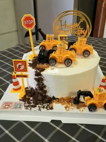 挖掘机蛋糕_蛋糕_挖掘机_金沙湾自由行热门攻略_生日
