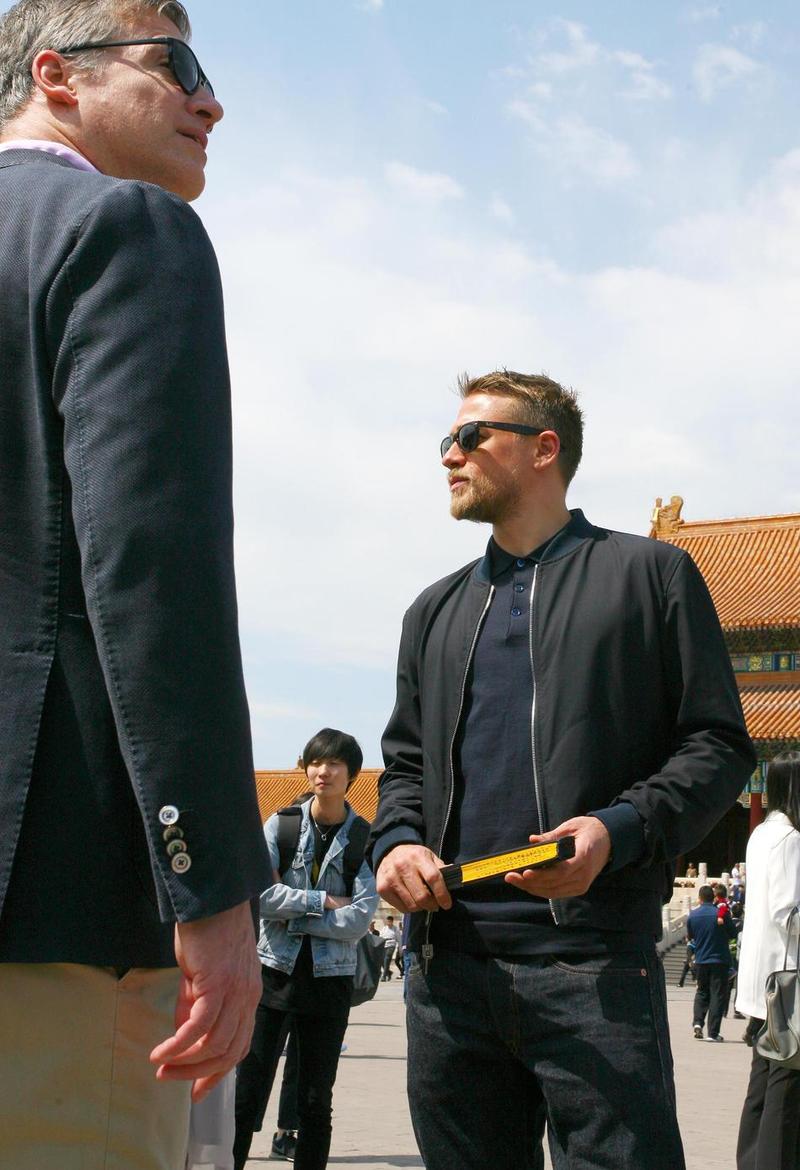《亚瑟王:斗兽争霸》主演查理·汉纳姆和制片人linoel wigram游故宫