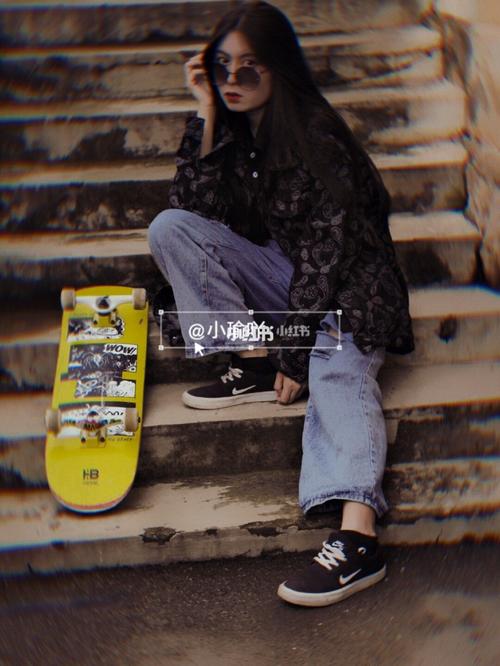 特别特别酷的滑板校草_滑板_拍照_运动健身_运动