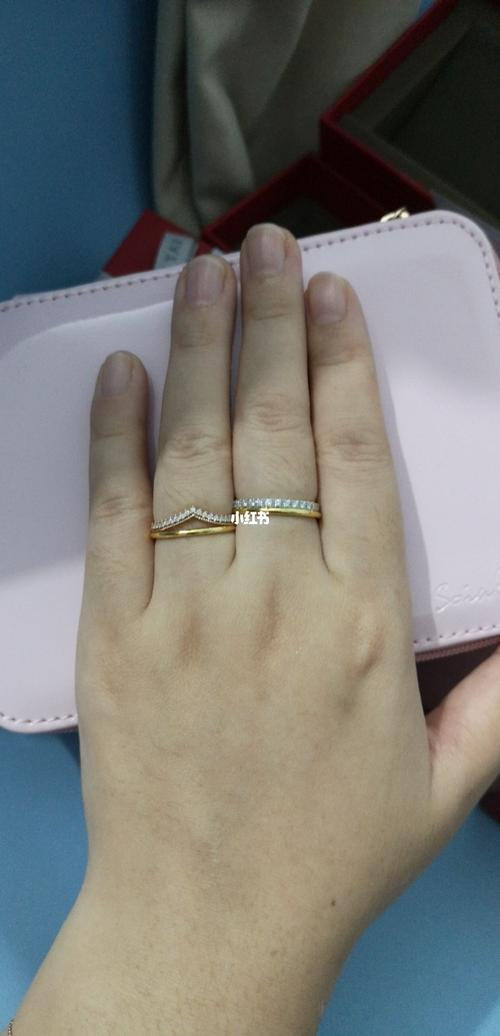 第一波618战利品周大生黄金戒指蝴蝶金_黄金戒指_戒指