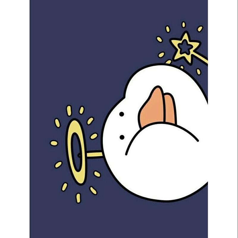 ok鸭壁纸 加油鸭壁纸 爱你鸭壁纸 情侣头像卡通可爱