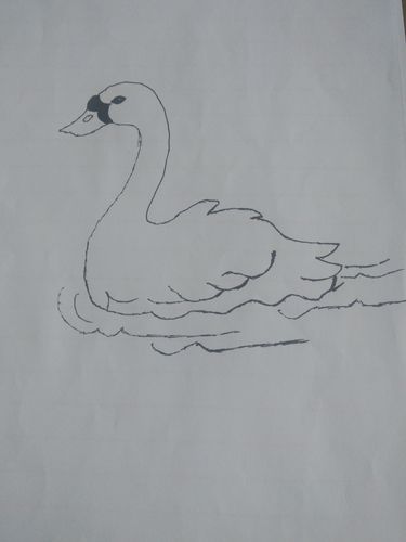 简笔画作品鹅