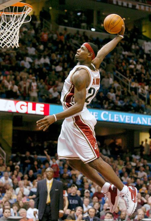 图说这些年的勒布朗-詹姆斯.