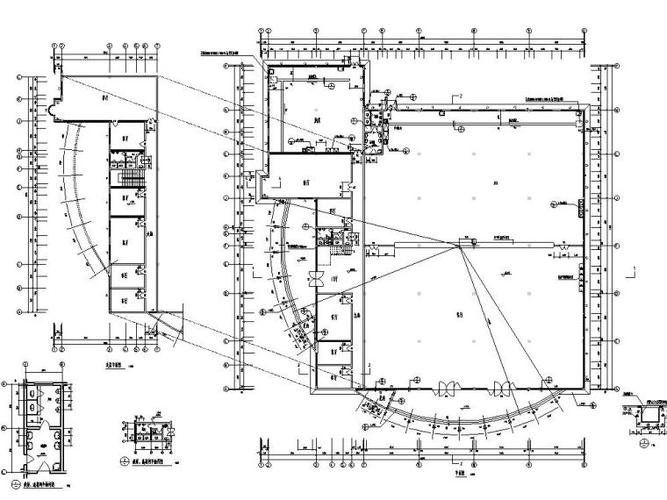 某职工食堂建筑设计方案初设图cad