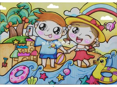 绿色生活主题儿童画