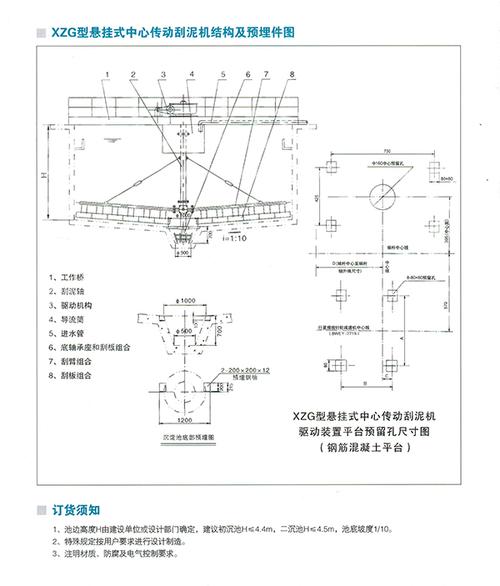 xzg型悬挂式中心传动刮泥机_刮泥机_江苏国清环境工程