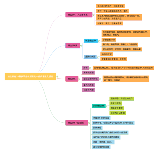 一组思维导图告诉你,人体所需的营养都有哪些?