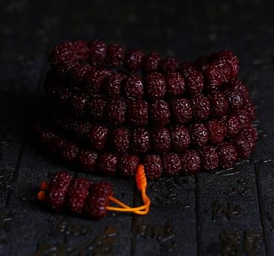 正宗五六6瓣藏式老金刚菩提108颗佛珠手串机a刷包浆小金刚菩提盘i图片