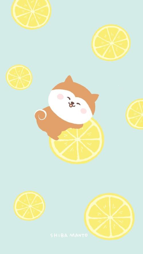 小清新水果手机屏保