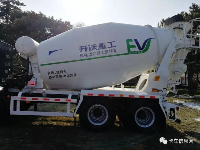 年省开支超15万元!开沃这款纯电动搅拌车