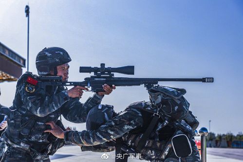 满屏帅气武警特战装备t5000大狙