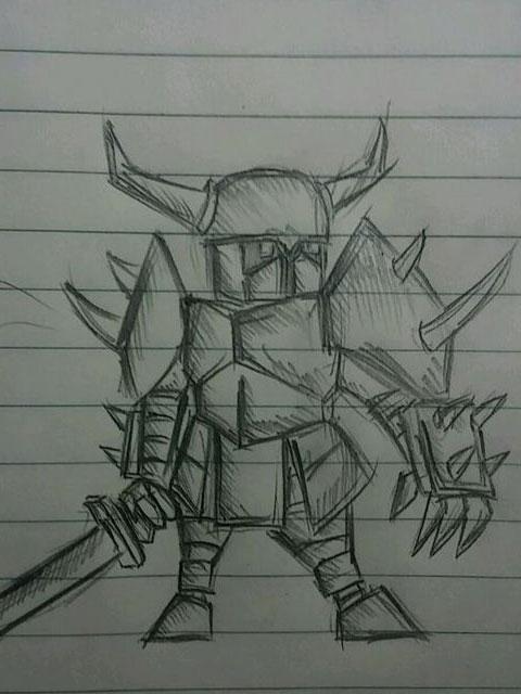 皇室战争简笔画女巫 简笔画图片大全-蒲城教育文学网