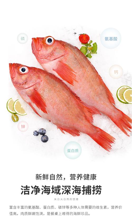 久久捌 大西洋红鱼 深海红石斑鱼 6条/约3斤-3.6斤