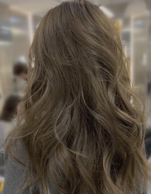 78春季新发色奶茶青棕色染这个发色秒变女团～_发色