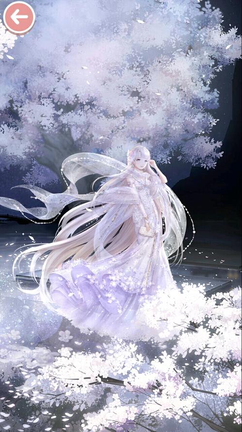 奇迹暖暖白樱恋歌套装文案