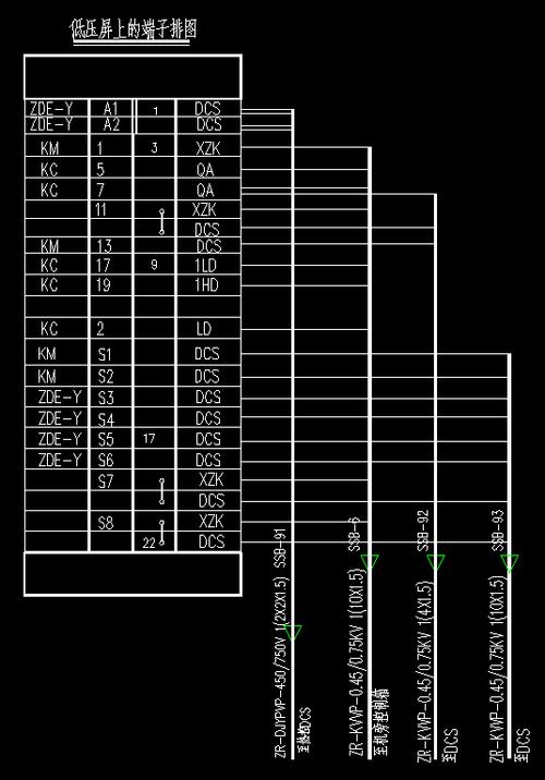 谁能详细给我讲讲这端子排图怎么看,谢谢